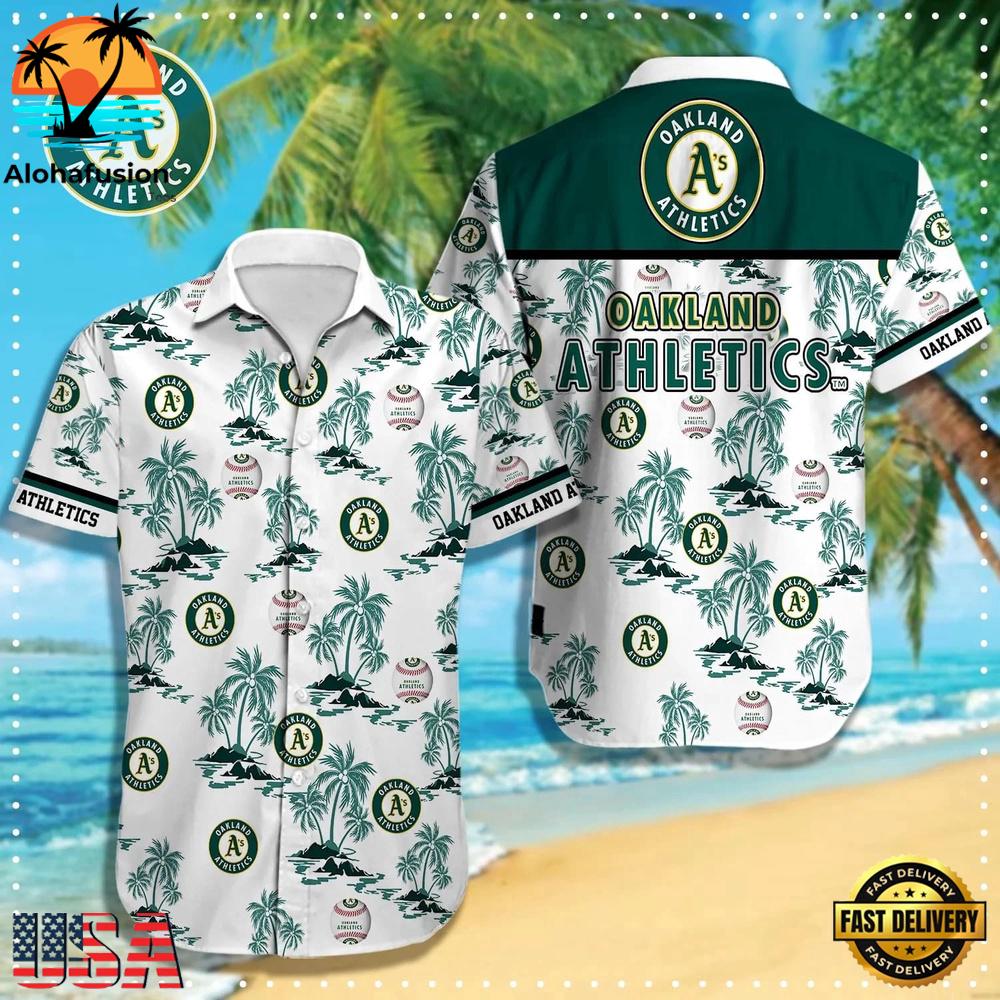 Oakland Athletics Island Breeze Summer Hawaiian Shirt