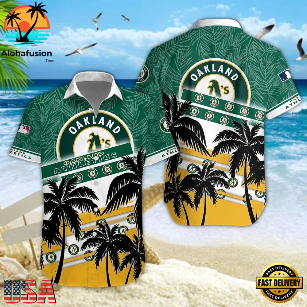 Oakland Athletics Palm Paradise Summer Hawaiian Shirt