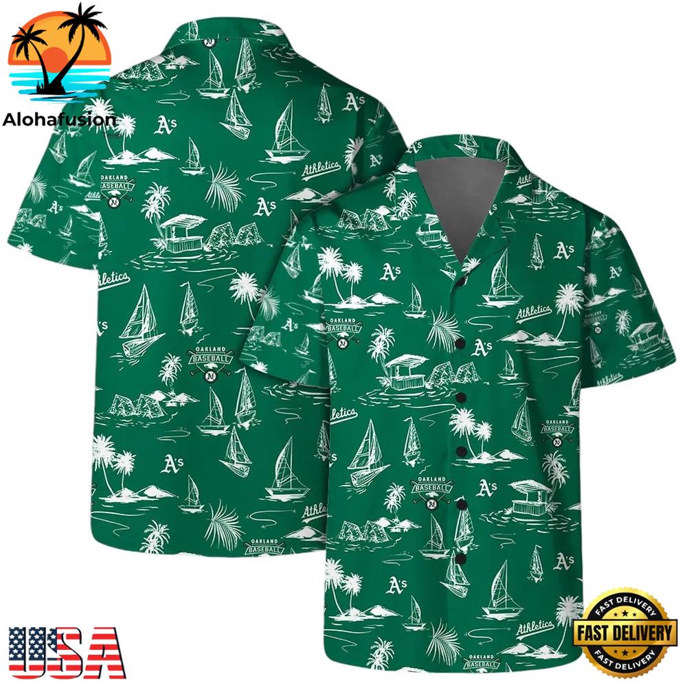 Oakland Athletics Sailing Paradise Summer Hawaiian Shirt