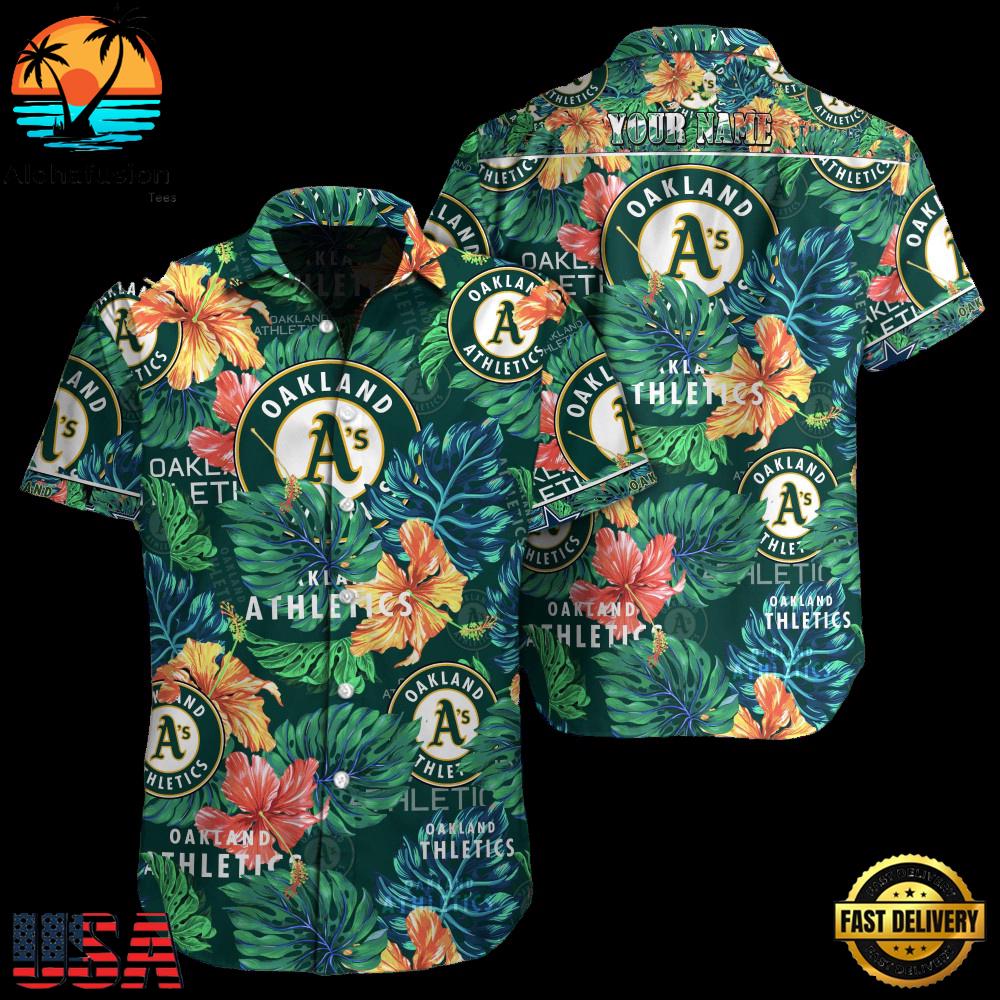 Oakland Athletics Tropical Blossom Summer Hawaiian Shirt