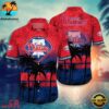 Philadelphia Phillies Sunset Palms Summer Hawaiian Shirt , Phillies Aloha Shirt 3 Philadelphia Phillies Sunset Palms Summer Hawaiian Shirt