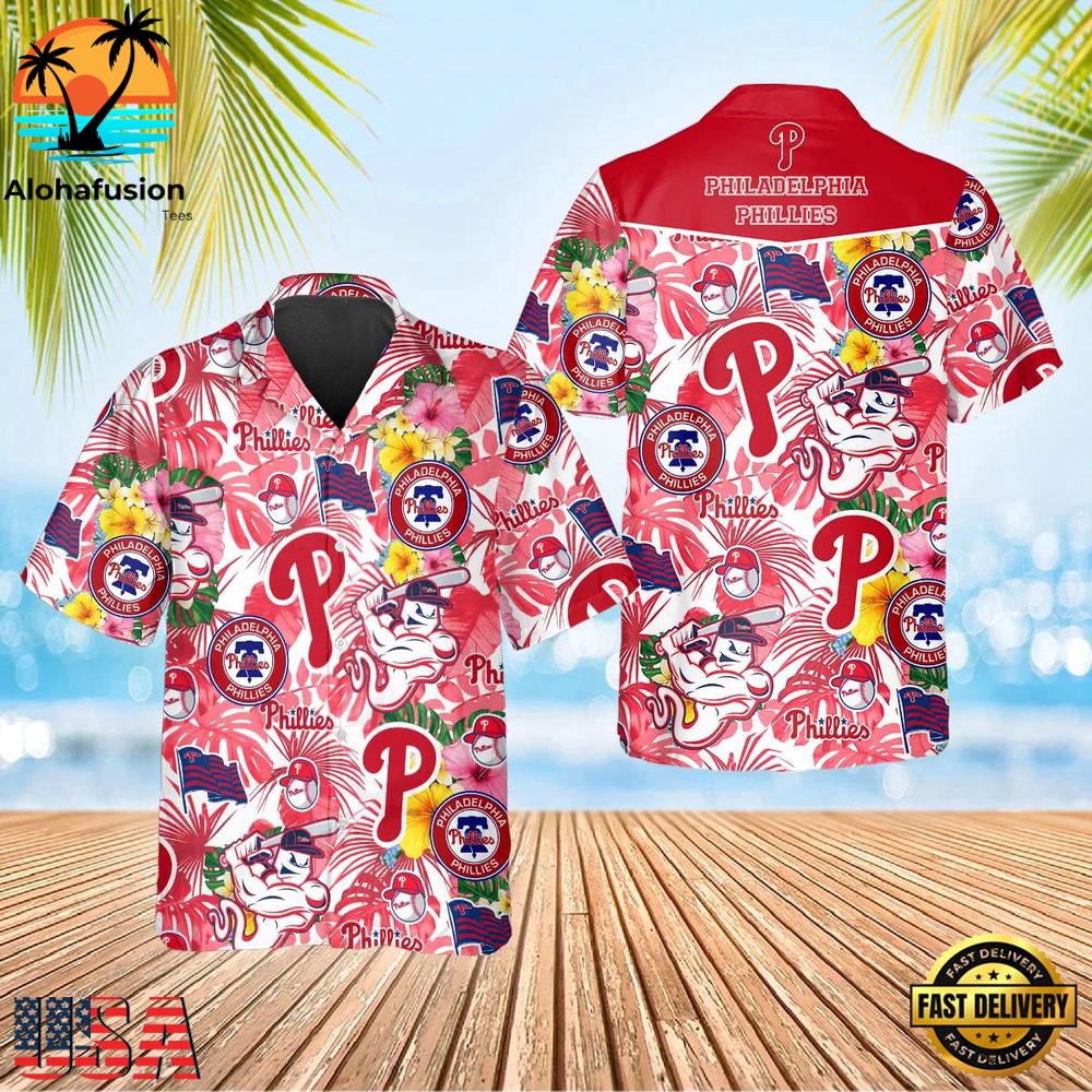 Philadelphia Phillies Tropical Vibes Summer Hawaiian Shirt