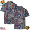 Philadelphia Phillies Vintage Floral Pattern Summer Hawaiian Shirt , Phillies Aloha Shirt 3 Philadelphia Phillies Vintage Floral Pattern Summer Hawaiian Shirt
