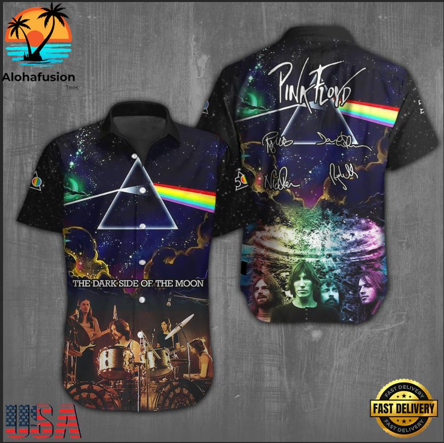 Pink Floyd Short Sleeve Dress Shirt For Man And Women