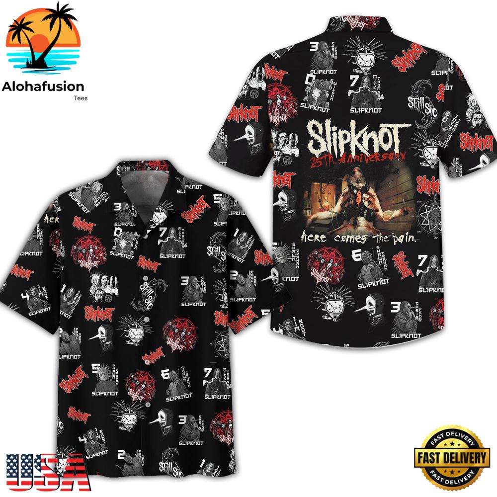Slipknot 25th Anniversery Summer Aloha Hawaiian Shirt