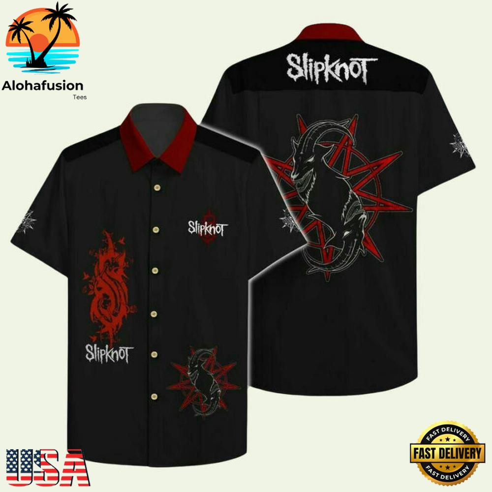 Slipknot Band Flower Aloha Summer Aloha Hawaiian Shirt