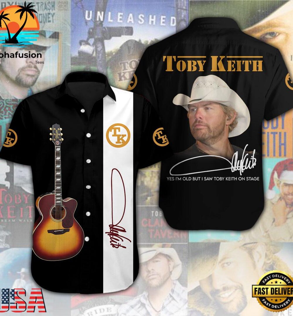 Toby Keith Short Sleeve Dress Shirt For Man And Women