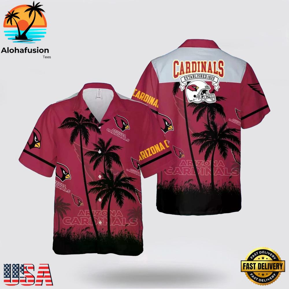 Arizona Cardinals Football Team Hawaiian Shirt