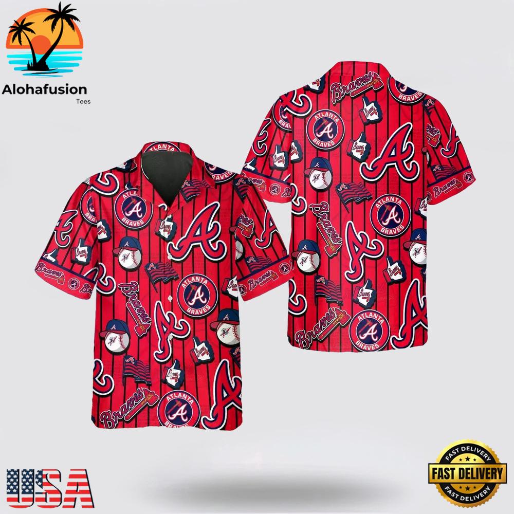 Atlanta Braves 3D All Over Print Hawaiian Shirt