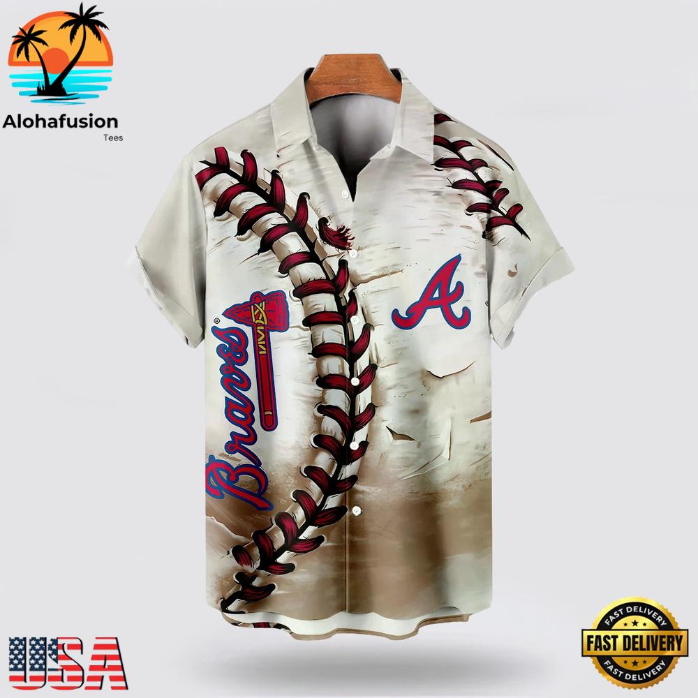 Atlanta Braves Classic Retro Baseball Team Hawaiian Shirt
