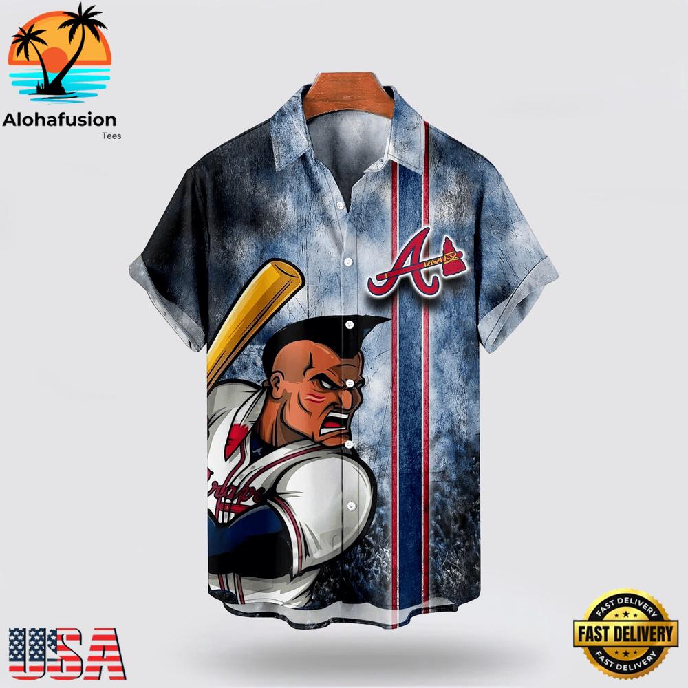 Atlanta Braves Retro Hawaiian Shirt