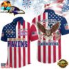NFL Baltimore Ravens Liberty Eagle Patriotic 250 Years America Hawaiian Shirt 3 Baltimore Ravens 1776-2026 NFL Liberty Eagle Patriotic 250 Years America Hawaiian Shirt