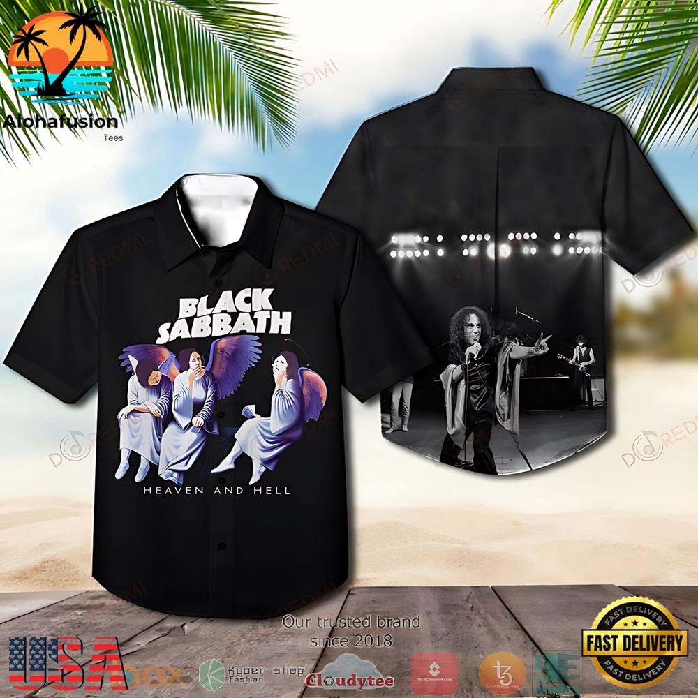 Black Sabbath Band Heaven And Hell Summer Aloha Hawaiian Shirt