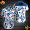 Black Sabbath Blue Floral Summer Aloha Hawaiian Shirt
