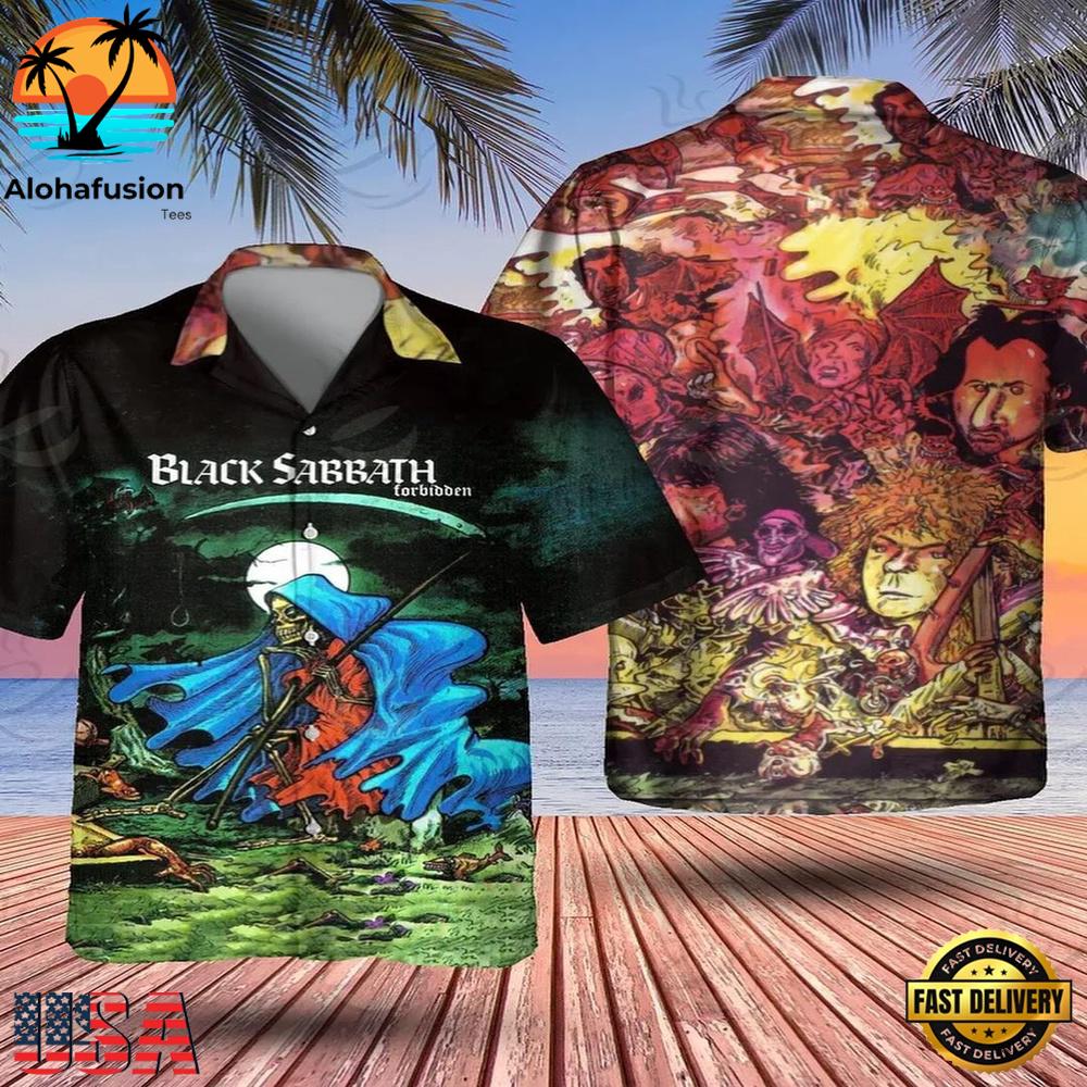 Black Sabbath Forbidden Epic Fantasy Summer Aloha Hawaiian Shirt