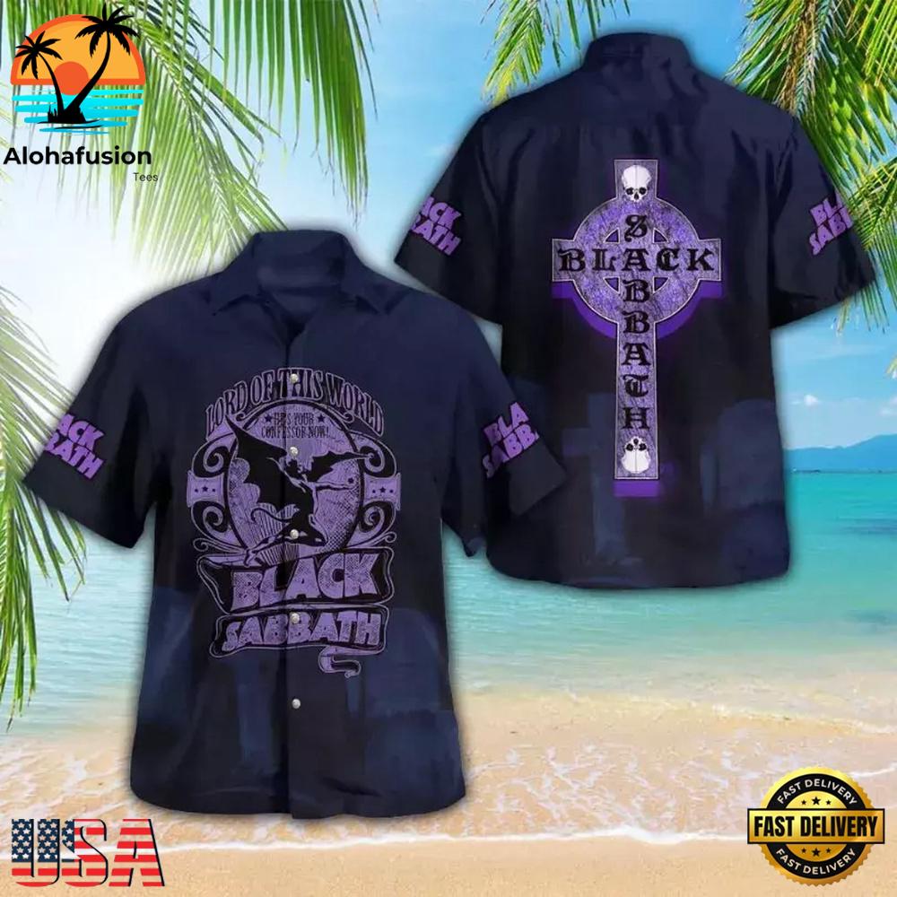 Black Sabbath Lord of This World Summer Aloha Hawaiian Shirt
