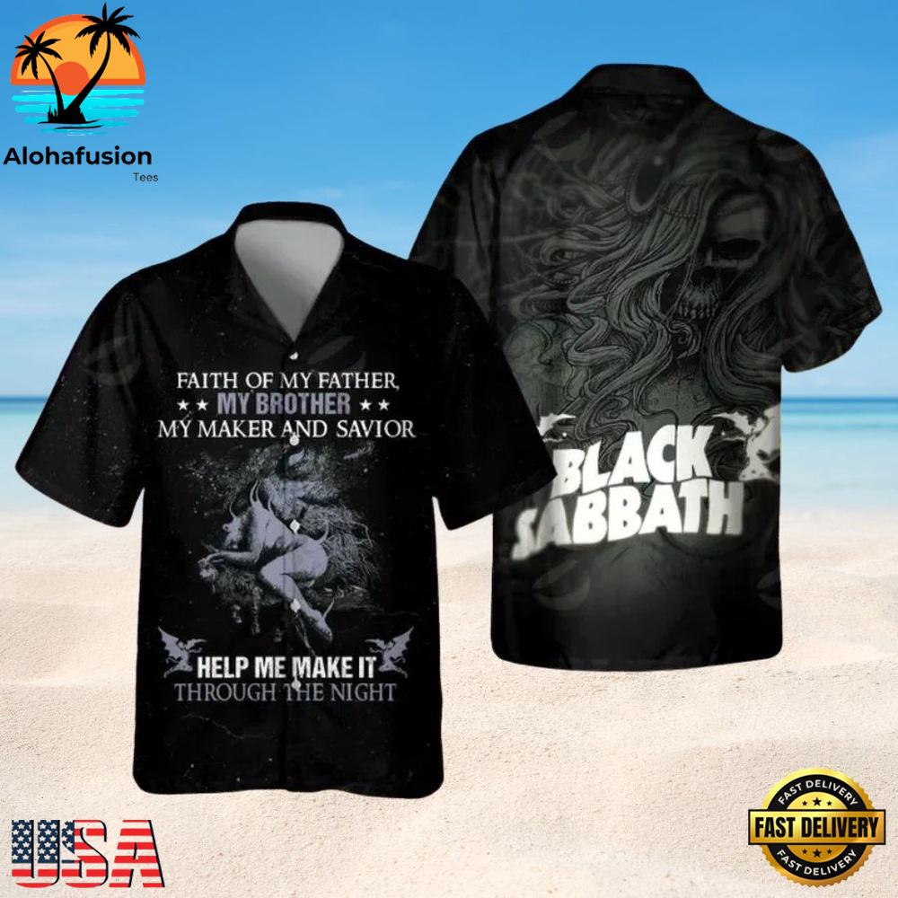 Black Sabbath Night Pledge Gothic Summer Aloha Hawaiian Shirt