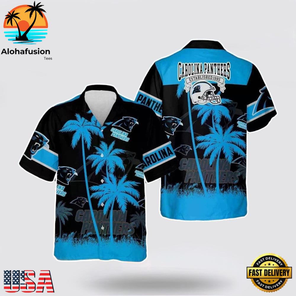 Carolina Panthers Football Team Hawaiian Shirt