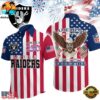 NFL Las Vegas Raiders Liberty Eagle Patriotic 250 Years America Hawaiian Shirt 3 Las Vegas Raiders 1776-2026 NFL Liberty Eagle Patriotic 250 Years America Hawaiian Shirt