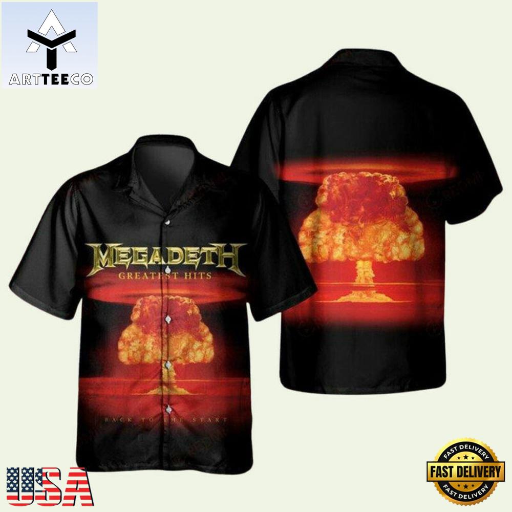 Megadeth Back To The Start Summer Aloha Hawaiian Shirt
