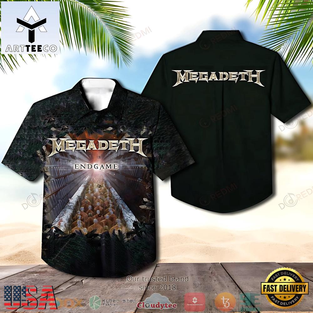 Megadeth Band Endgame Summer Aloha Hawaiian Shirt