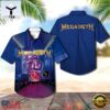 Megadeth Band Hangar 18 Summer Aloha Hawaiian Shirt