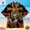 Megadeth Gothic Skull Priest Summer Aloha Hawaiian Shirt