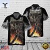 Megadeth Inferno Warrior Summer Aloha Hawaiian Shirt