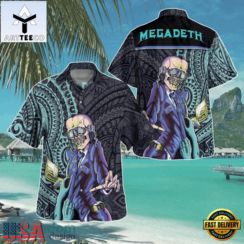 Megadeth Tribal Summer Aloha Hawaiian Shirt