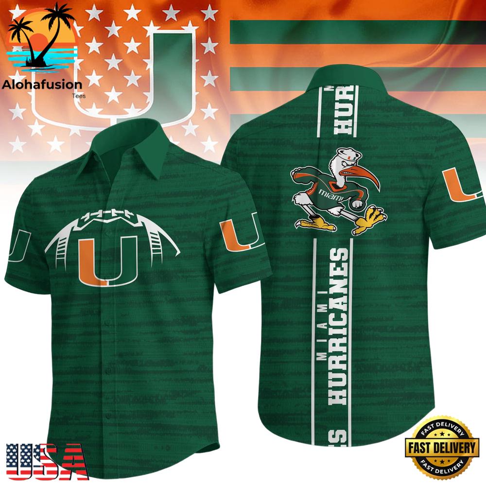 Miami Hurricanes 2026 NCAA Game Day Hawaiian Shirt