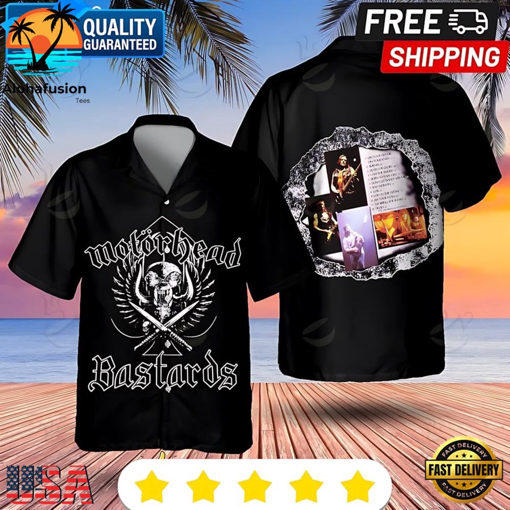 Motorhead Bastards Album Summer Aloha Hawaiian Shirt