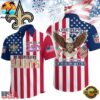 NFL New Orleans Saints Liberty Eagle Patriotic 250 Years America Hawaiian Shirt 3 New Orleans Saints 1776-2026 NFL Liberty Eagle Patriotic 250 Years America Hawaiian Shirt
