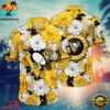 Pittsburgh Penguins Floral Elegance Summer Hawaiian Shirt
