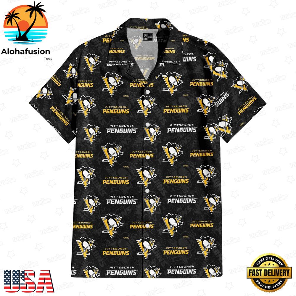 Pittsburgh Penguins Icebound Elegance Summer Hawaiian Shirt
