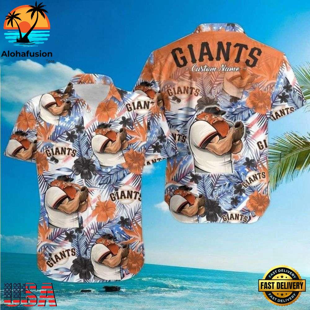 San Francisco Giants Custom Catch Summer Hawaiian Shirt