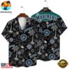 Seattle Mariners Ocean Palms Summer Hawaiian Shirt