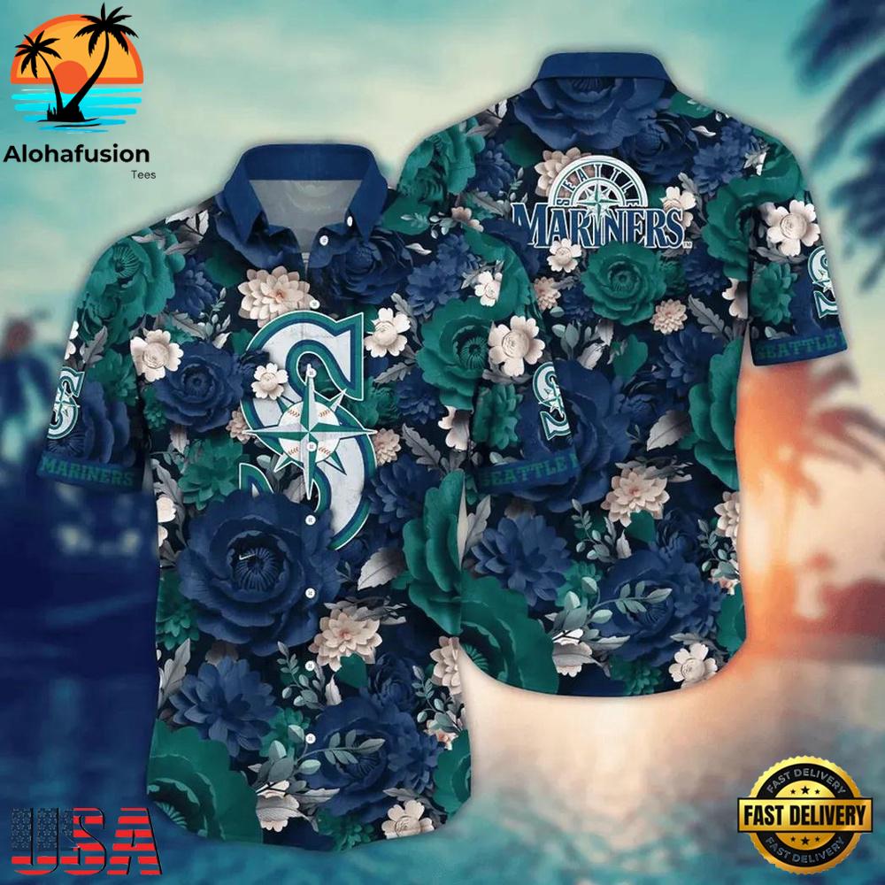 Seattle Mariners Oceanic Escape Summer Hawaiian Shirt