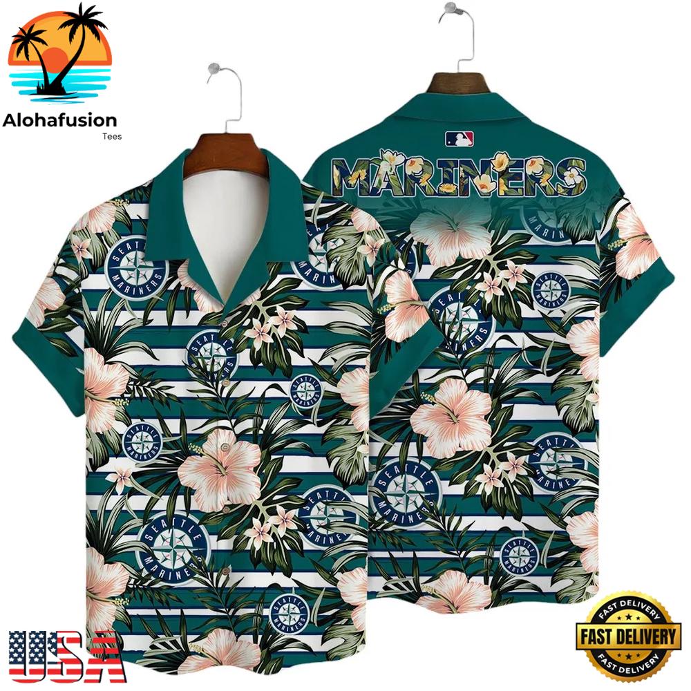 Seattle Mariners Palm Paradise Summer Hawaiian Shirt