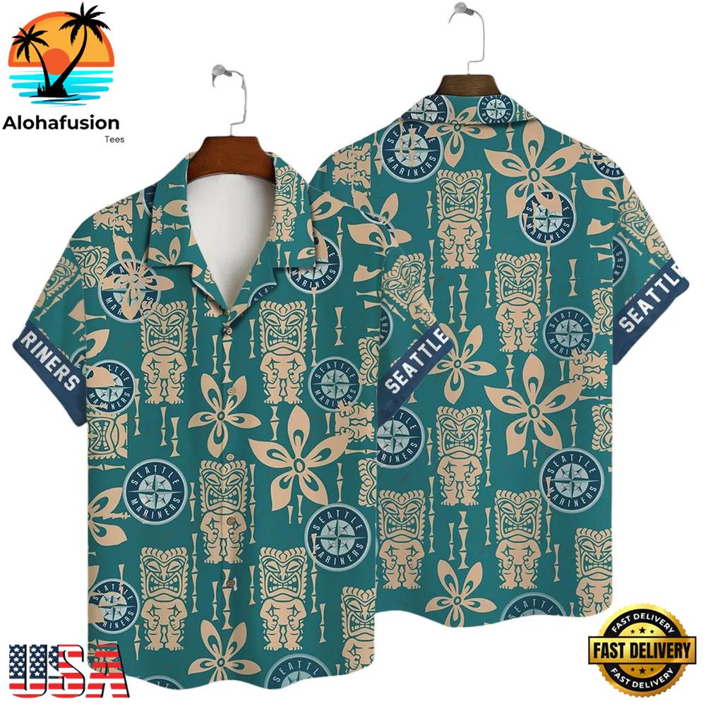 Seattle Mariners Paradise Wave Summer Hawaiian Shirt