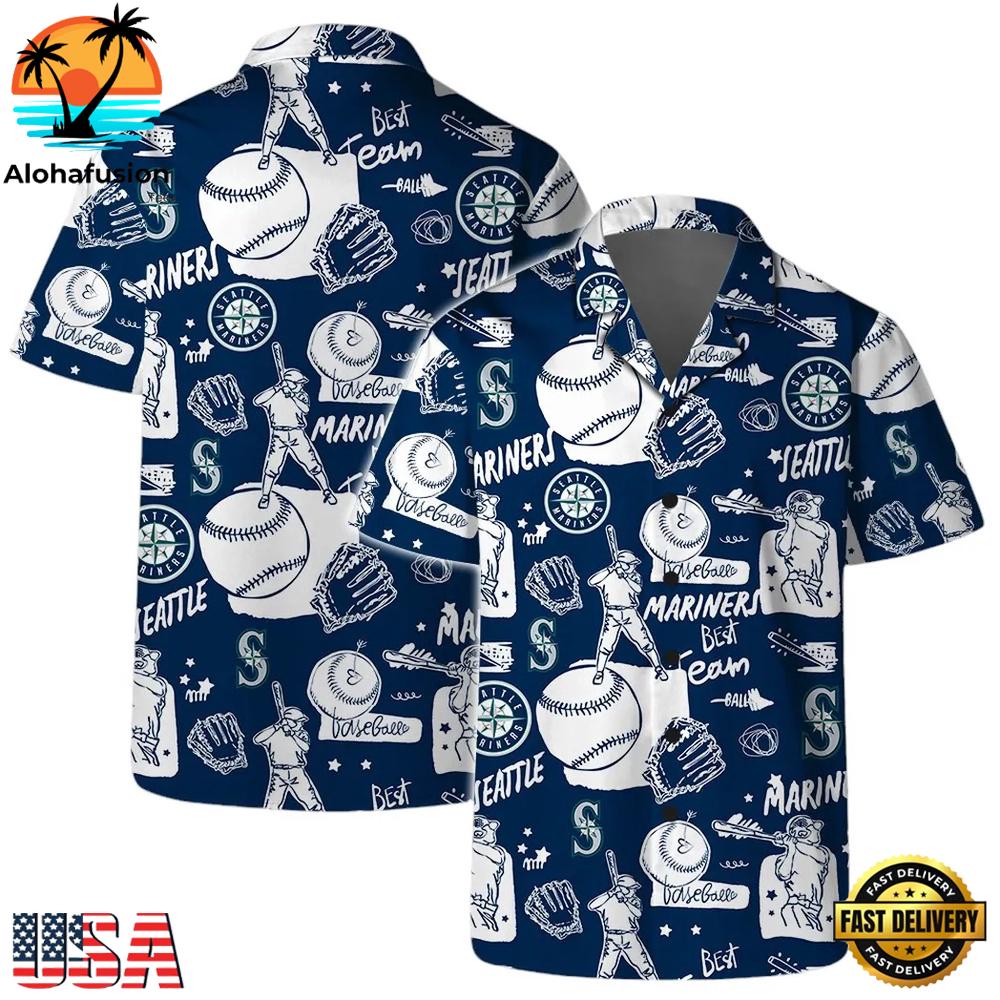 Seattle Mariners Summer Escape Summer Hawaiian Shirt