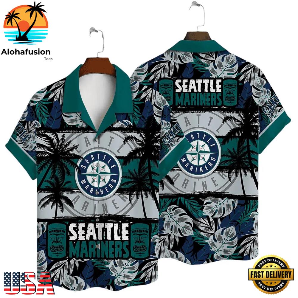 Seattle Mariners Sunset Shores Summer Hawaiian Shirt