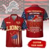 Detroit Lions RED Remember Everyone Deployed On Fridays We Wear Red Custom Hawaiian Shirt