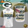 Green Bay Packers Stronger Than The Storm Hawaiian Shirt Tropical Aloha Summer Wear