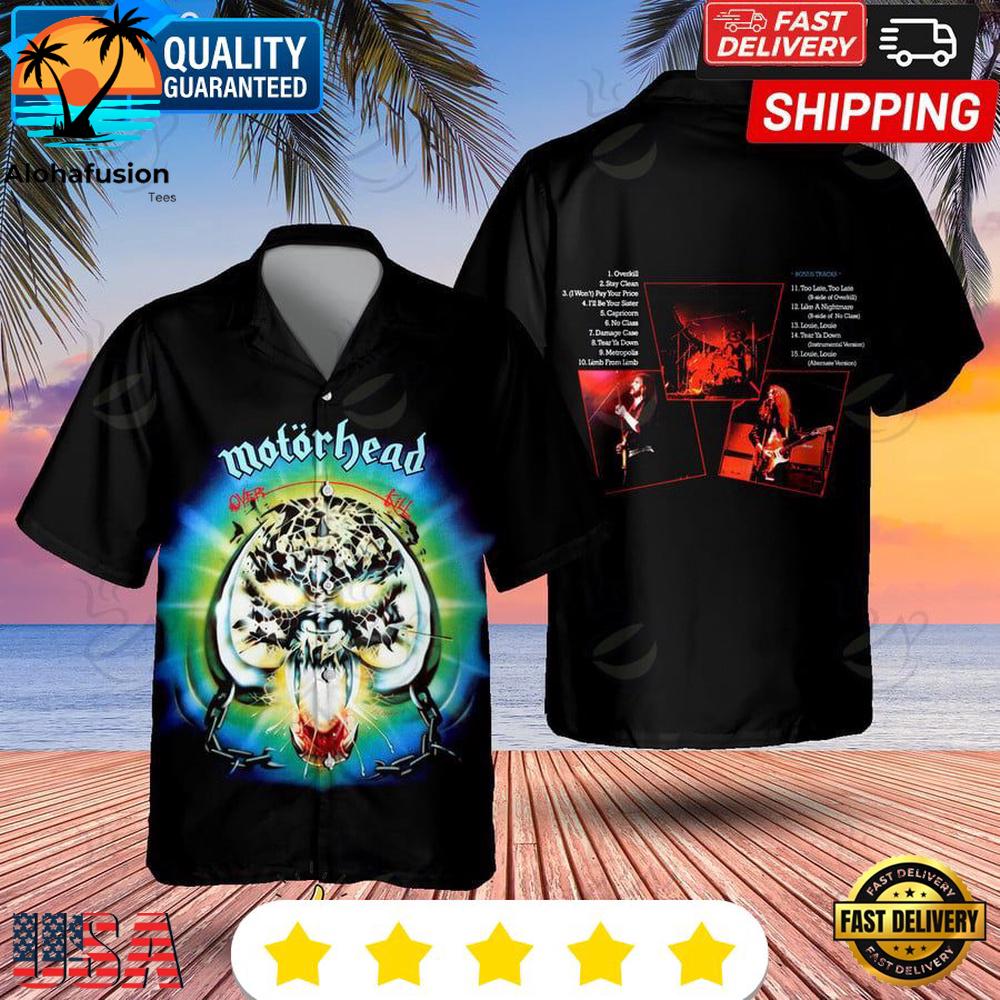 Motorhead On Parole Tropical Summer Aloha Hawaiian Shirt