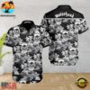 Motorhead Rock Band Camo Skull Summer Aloha Hawaiian Shirt