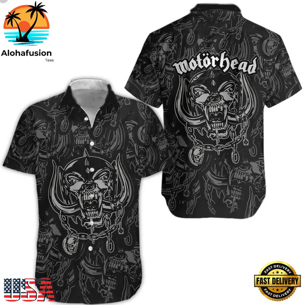Motorhead Shull Summer Aloha Hawaiian Shirt