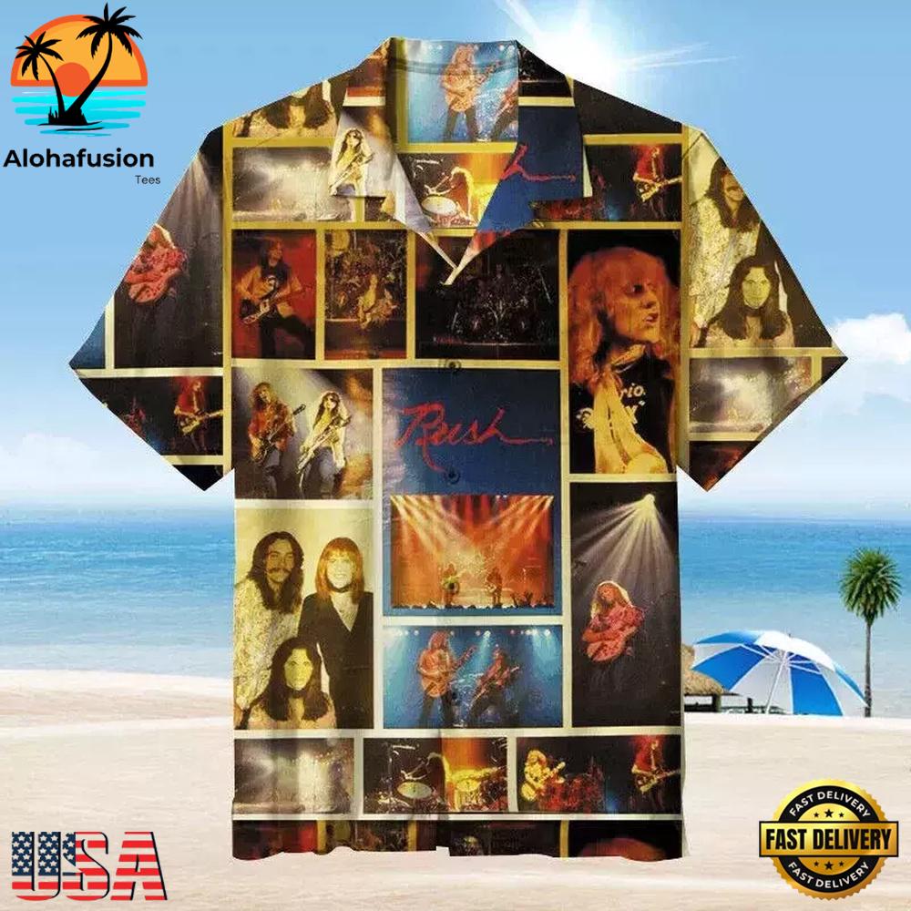 Rush Live Chronicles Summer Aloha Hawaiian Shirt