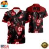 Rush Red Hibiscus Summer Aloha Hawaiian Shirt
