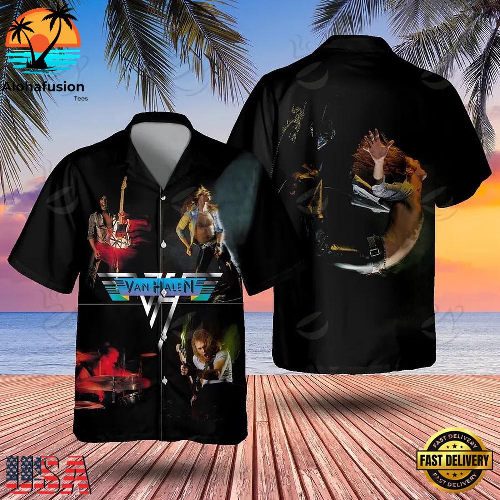 Van Halen Rock Band World Tour 2023-2024 Music Summer Hawaiian Shirt