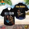 Van Halen Rock Guitar Album Summer Hawaiian Shirt